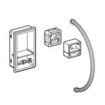Короб для радар-электроники писсуара Grohe DAL