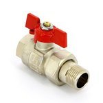 Кран шаровой американка Uni-Fitt НВ 1/2" полнопроходной бабочка