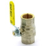 Кран шаровой F.I.V. FUTURGAS 3/4" ВВ полнопроходной, ручка рычаг