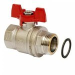 Кран шаровый Oventrop Optibal 1/2" ВН бабочка