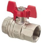 Кран шаровый Oventrop Optibal 1/2" ВР бабочка