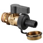 Кран шаровый Oventrop Optiflex 1/2" НР со штуцером