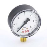 Манометр радиальный Uni-Fitt 1/2" 10 бар 80 мм