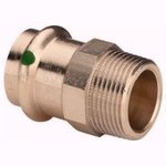 Медная пресс муфта 15-1/2" НР Viega Profipress