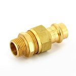Муфта IBP пресс бронзовая с разъемным соединением 15x1/2" НР