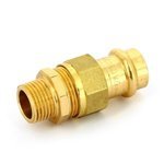 Муфта IBP пресс бронзовая с разъемным соединением 18x1/2" НР
