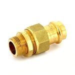 Муфта IBP пресс бронзовая с разъемным соединением 22x1" НР