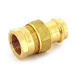 Муфта IBP пресс бронзовая с разъемным соединением 28x1" ВР