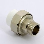 Муфта полипропиленовая Pro Aqua комбинированная разборная 20х1/2" НР