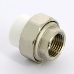 Муфта полипропиленовая Pro Aqua комбинированная разборная 20х1/2" ВР
