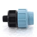 Муфта Unidelta для труб ПНД  25x1/2" НР