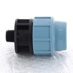 Муфта Unidelta для труб ПНД  32x1/2" НР