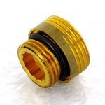 Ниппель Uni-Fitt 1/2"х3/4" к узлам для радиаторов с прокладкой O-RING