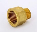 Переходник резьбовой латунный Uni-Fitt 3/8"x1/2" НВ