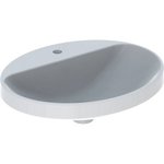 Раковина встраиваемая GEBERIT Variform 55 см с полочкой без перелива овальная