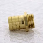 Штуцер латунный Uni-Fitt 3/4" НР 25 мм