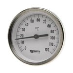 Термометр биметалический Watts F+R 801 100 - 100 мм 1/2" 160C (0303103)