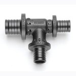 Тройник с уменьшенным боковым и торцевым проходами Rehau Rautitan 32-25-20 PX (11600891001)