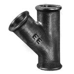 Тройник черный EE 45° 1" ВР