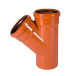 Тройник для наружной канализации Ostendorf KGEA 45* 160-160 мм
