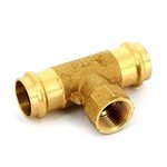 Тройник IBP пресс бронзовый 28x3/4" ВР