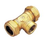 Тройник обжимной Tiemme 22-3/4"-22 ВР