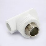Тройник полипропиленовый Pro Aqua комбинированный 20х3/4" НР