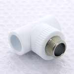 Тройник полипропиленовый Pro Aqua комбинированный 25х3/4" НР