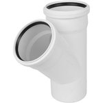 Тройник Rehau Raupiano Plus 110-110-45 ((11229841001)