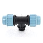 Тройник Unidelta для труб ПНД 32x1" НР