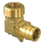 Угольник Uponor Q&E 16-G1/2" НР латунь