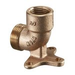 Угол Oventrop Cofit S 3/4" - 1/2" ВН с креплением