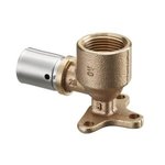 Угол переходной 90° Oventrop Cofit P 16 мм - 1/2" ВР с креплением уменьш.