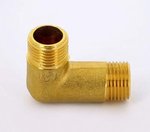 Угол резьбовой латунный Uni-Fitt 1/2" НР