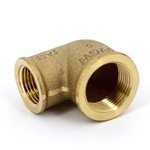 Уголок переходной бронзовый 90* 3/4"-1/2" ВР Viega