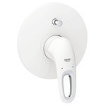 Внешняя часть смесителя для ванны GROHE Eurostyle душевого гарнитура белая луна