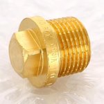 Заглушка бронзовая 1/4" НР Viega